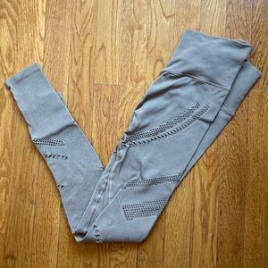 All Yoga Seamless High Waist Laser Cutout Leggings size Medium